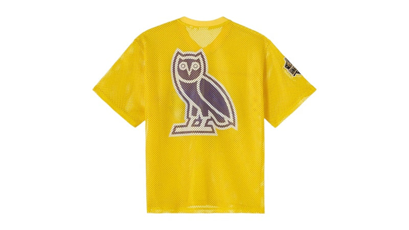 OVO NBA Los Angeles Lakers Mesh Jersey Gold