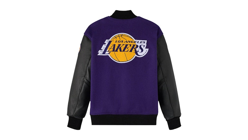 OVO NBA Los Angeles Lakers Varsity Jacket Purple
