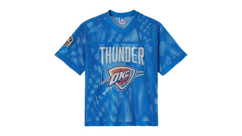 OVO NBA Oklahoma City Thunder Mesh Jersey Blue