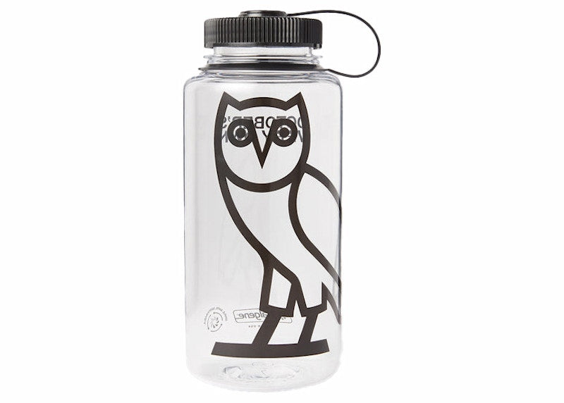 OVO Nalgene Water Bottle Clear/Black