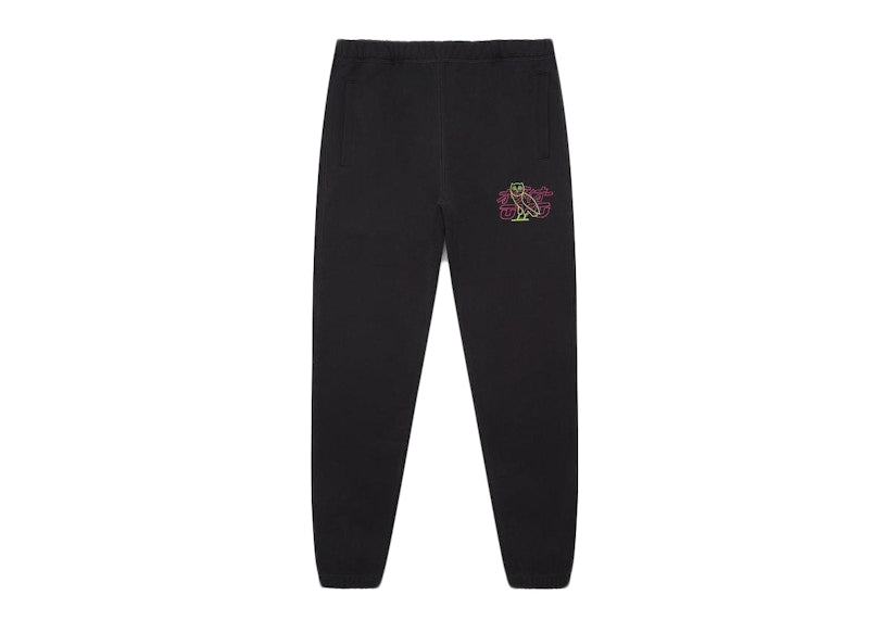 OVO Neon Light Sweatpant Black/Red