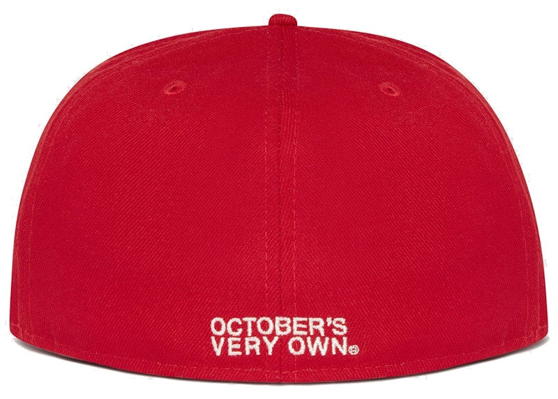 OVO New Era Family Owl 59Fifty Hat Red
