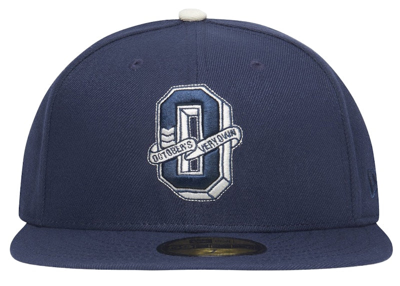OVO New Era Varsity Logo 59Fifty Fitted Hat Navy