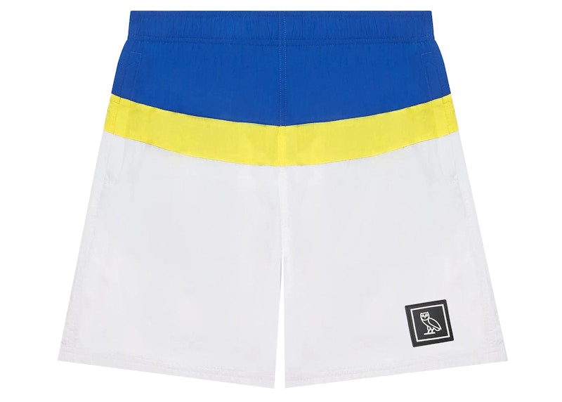 OVO Nylon Banner Shorts White