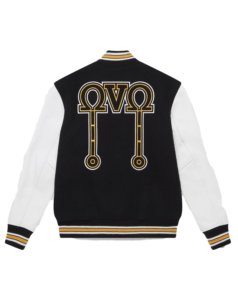 OVO Omega Varsity Jacket Black