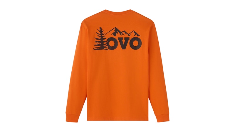 OVO Outdoors Long-Sleeve Tee Orange