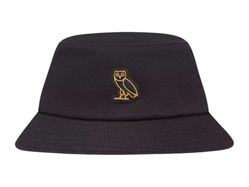 OVO Owl Bucket Hat Black/Gold