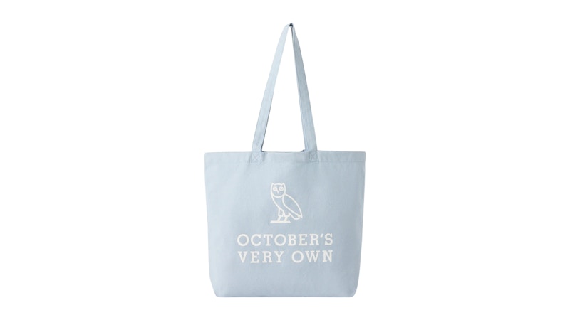OVO Owl Lock-Up Garment Dyed Tote Light Blue