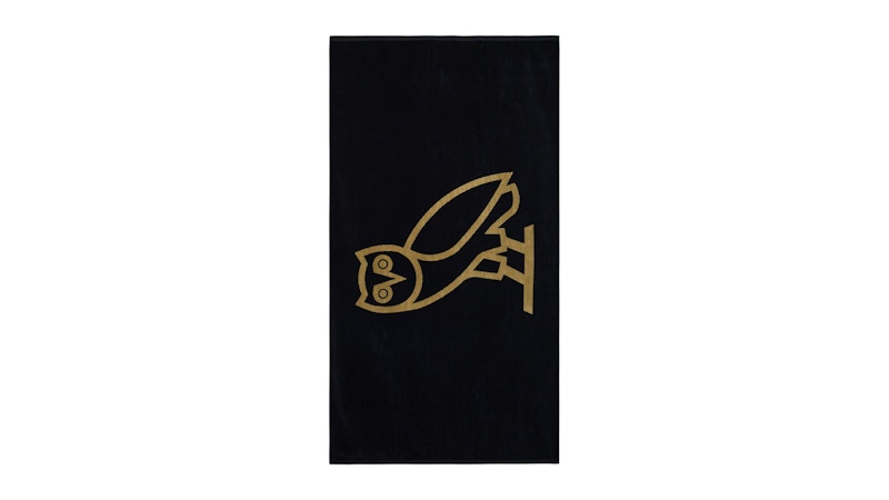 OVO Owl Logo Towel Black