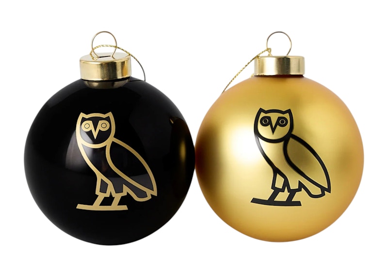OVO Owl Ornament Black/Gold