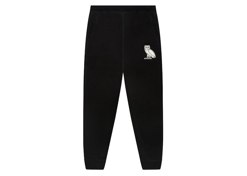 OVO Owl Plush Sweatpant Black