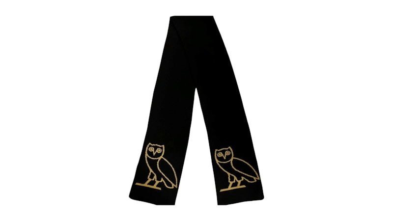 OVO Owl Scarf Black