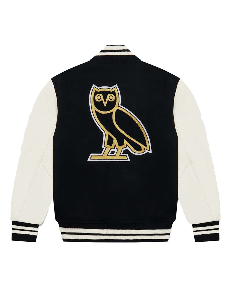 OVO Playboy Varsity Jacket Black