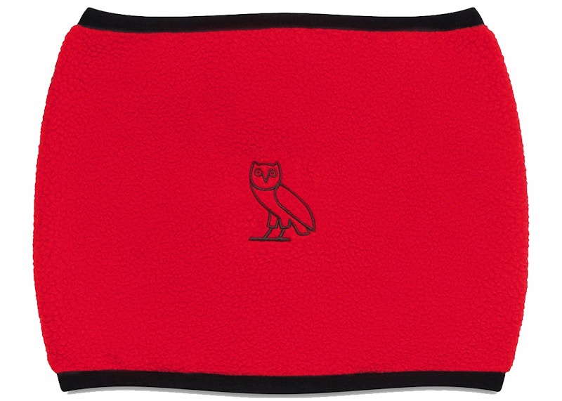 OVO Polartec Fleece Neck Gaiter Red