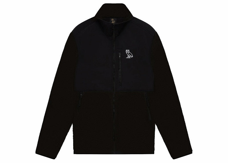OVO Polartec Fleece Nylon Jacket Black