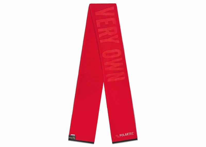 OVO Polartec Fleece Scarf Red