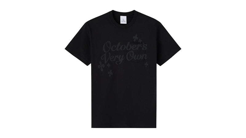 OVO Pom Pom Script Pocket T-Shirt Black