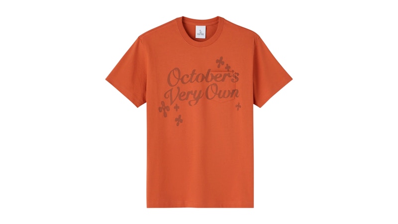 OVO Pom Pom Script Pocket T-Shirt Rust