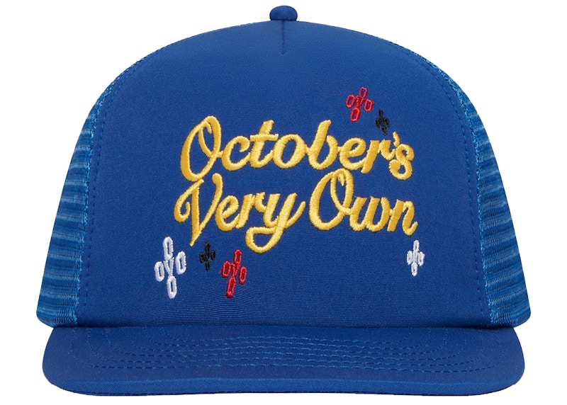 OVO Pom Pom Trucker Hat Royal Blue