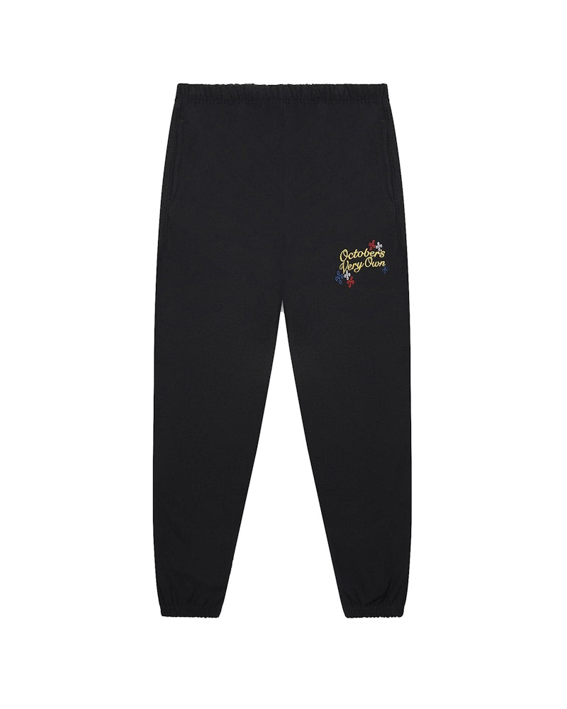 OVO Pompom Script Sweatpant Black