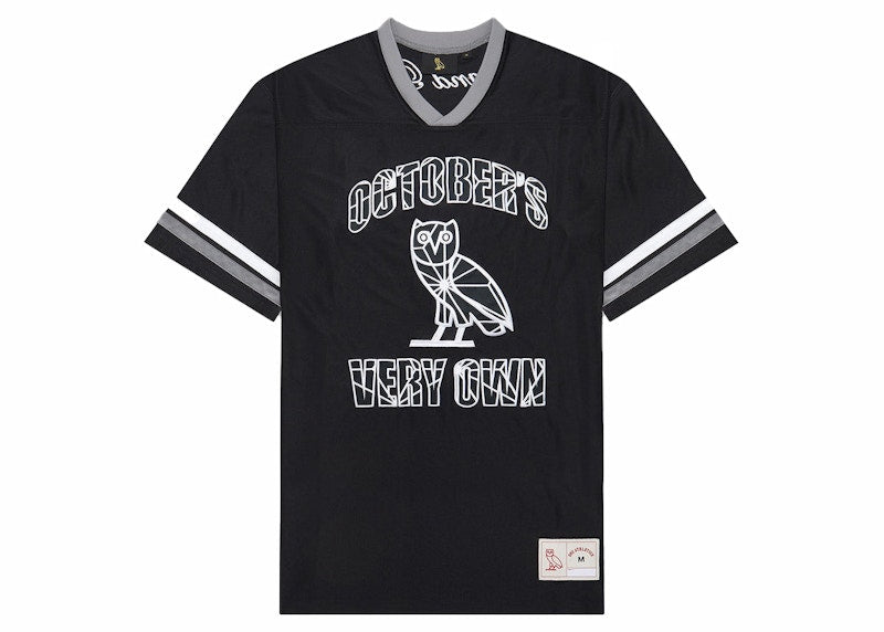 OVO Power And Respect Football Jersey Black