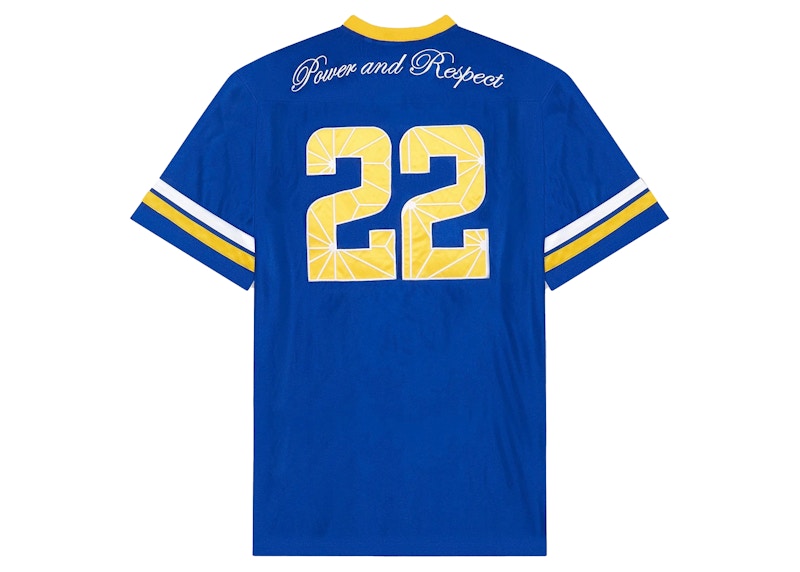 OVO Power And Respect Football Jersey Royal Blue