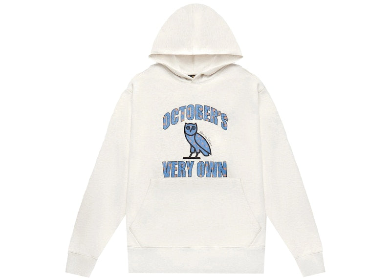 OVO Power And Respect Hoodie Heather Grey