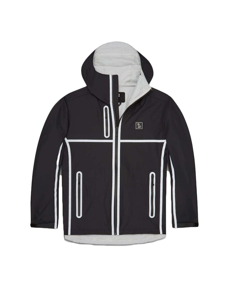 OVO Reflective Taping Rain Shell Black