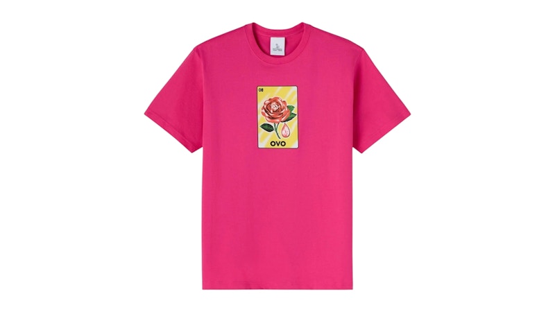 OVO Rose Drop T-shirt (FW25) Pink
