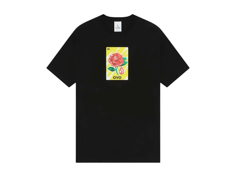 OVO Rose T-shirt Black