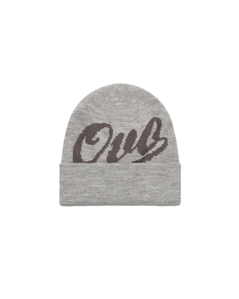 OVO Script Beanie Grey