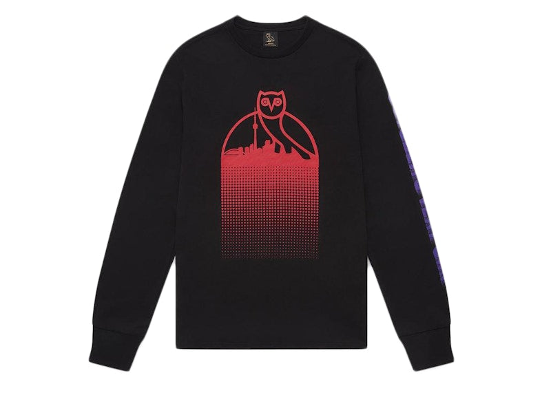 OVO Skyline Longsleeve T-Shirt Black