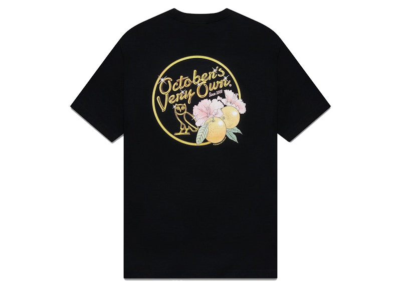 OVO Solid Gold Owl T-shirt Black