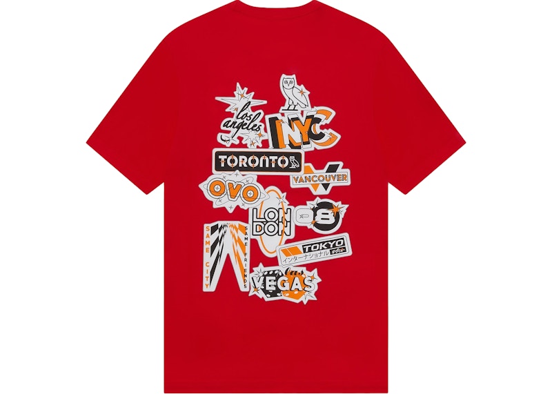OVO Speedway T-shirt Red