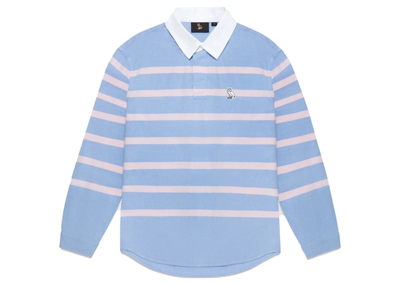 OVO Striped Oxford Rugby Blue/Pink
