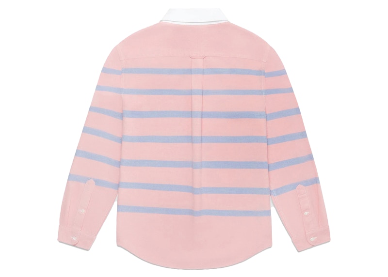 OVO Striped Oxford Rugby Pink/Blue
