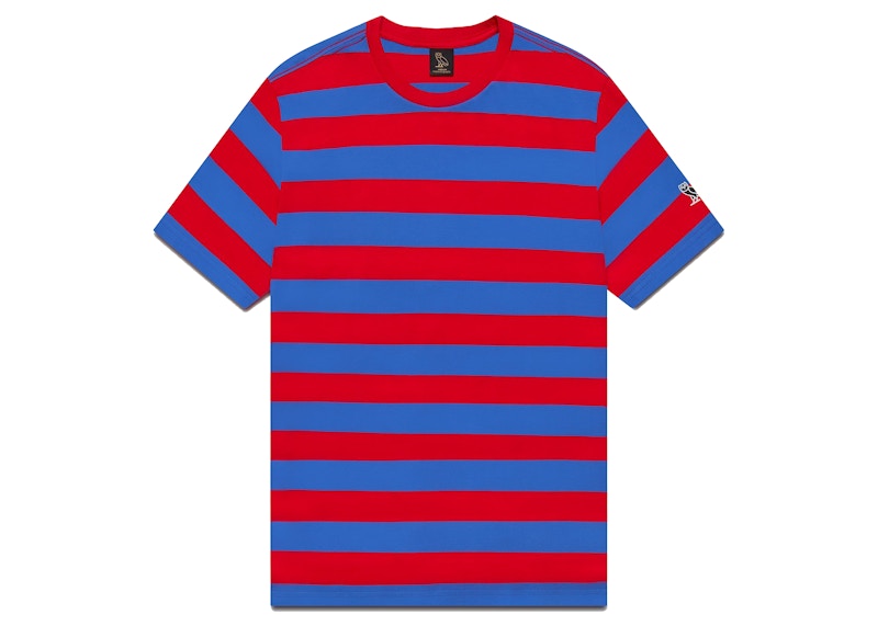 OVO Summer Stripe T-shirt Cobalt/Red