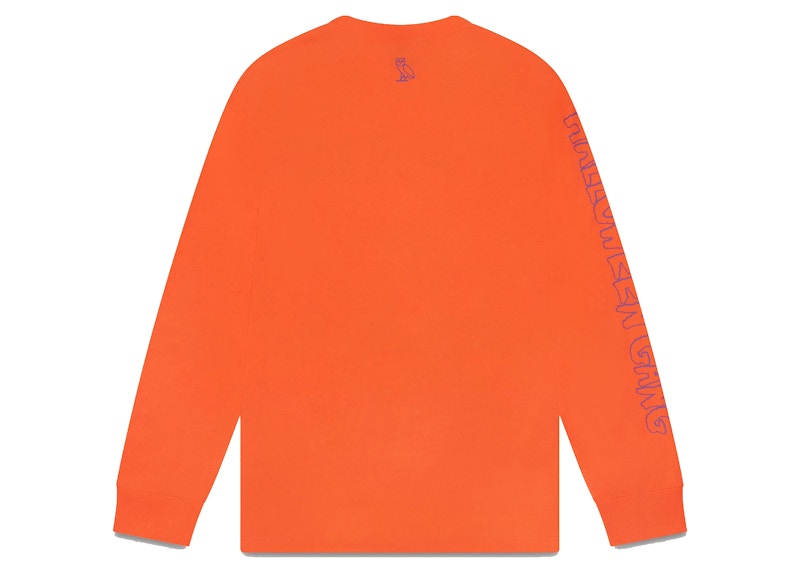 OVO Terror Longsleeve T-shirt Orange