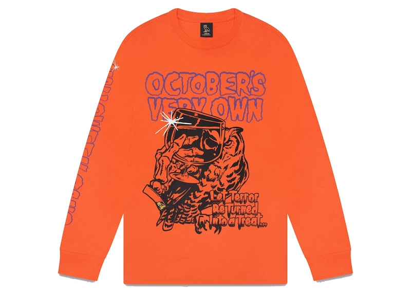 OVO Terror Longsleeve T-shirt Orange