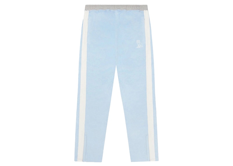 OVO Terry Cloth Track Pant Light Blue