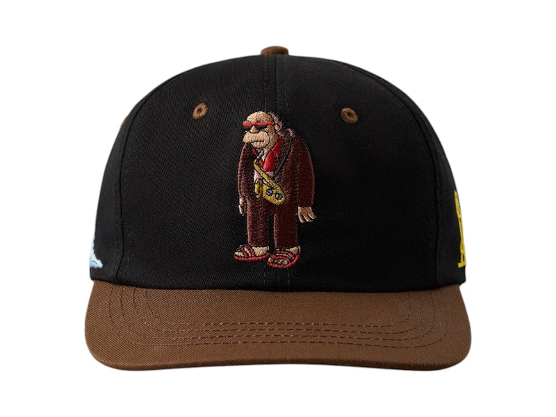 OVO The Simpsons Bleeding Gums Murphy Snapback Cap Black/Brown