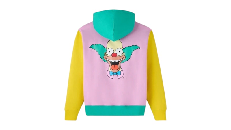 OVO The Simpsons Krusty The Clown Hoodie Pink/Yellow