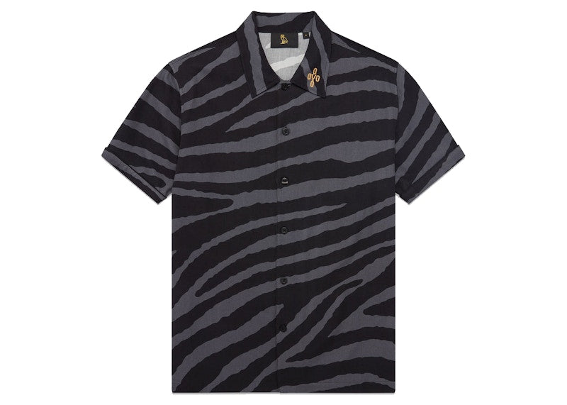 OVO Tiger Camp Shirt Black
