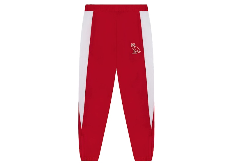 OVO Track Suit Pant White/Red