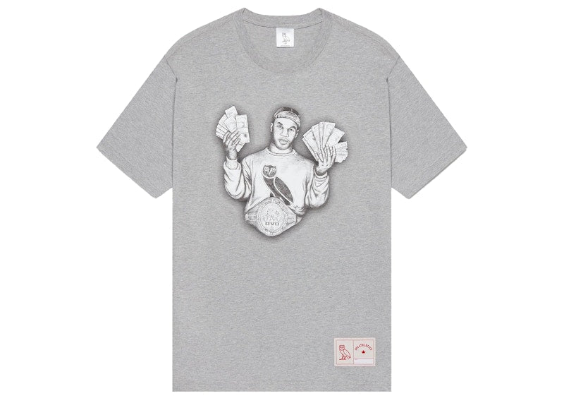 OVO Tyson Money Mike T-shirt Heather Grey