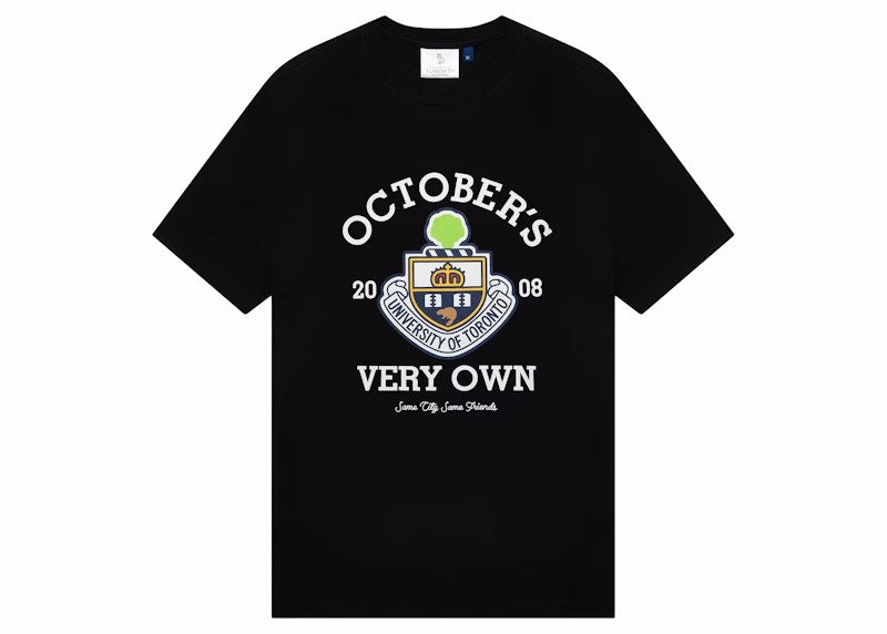 OVO U Of T Crest T-Shirt Black