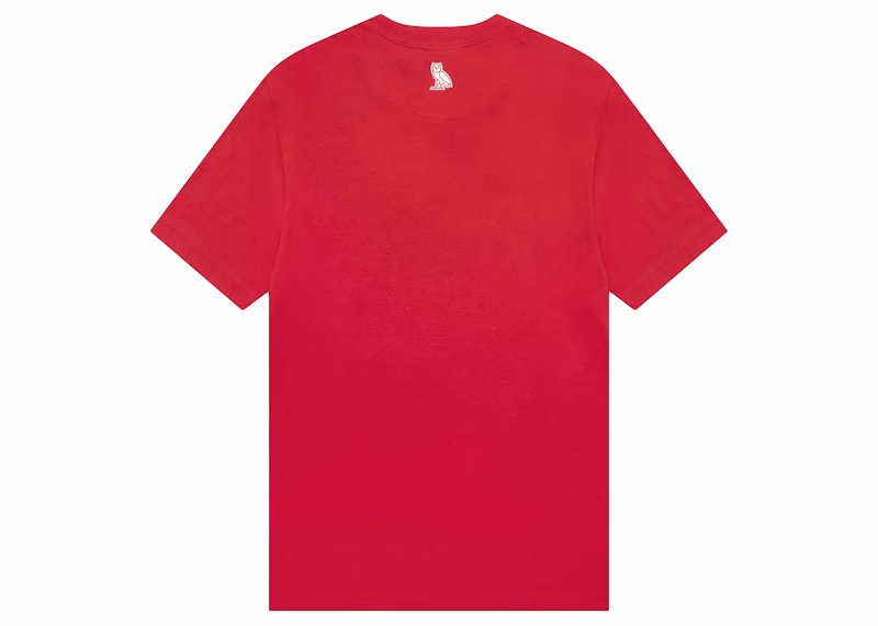OVO U Of T Crest T-Shirt Red