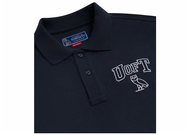 OVO U Of T Pique Polo Navy