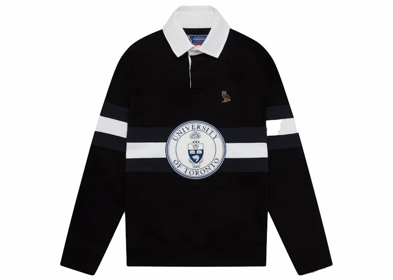 OVO U Of T Rugby Polo Black