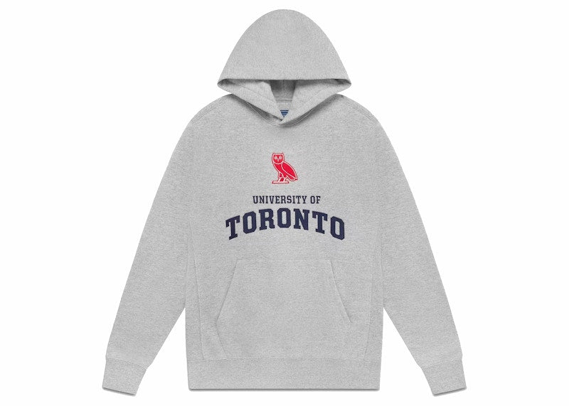 OVO U Of T University Hoodie Heather Grey